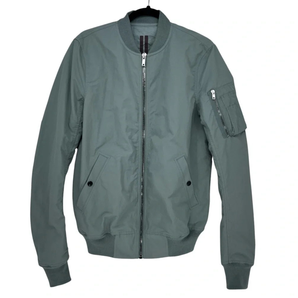 Rick Owens DRKSHDW Flight Bomber Jacket Size Small in Marine